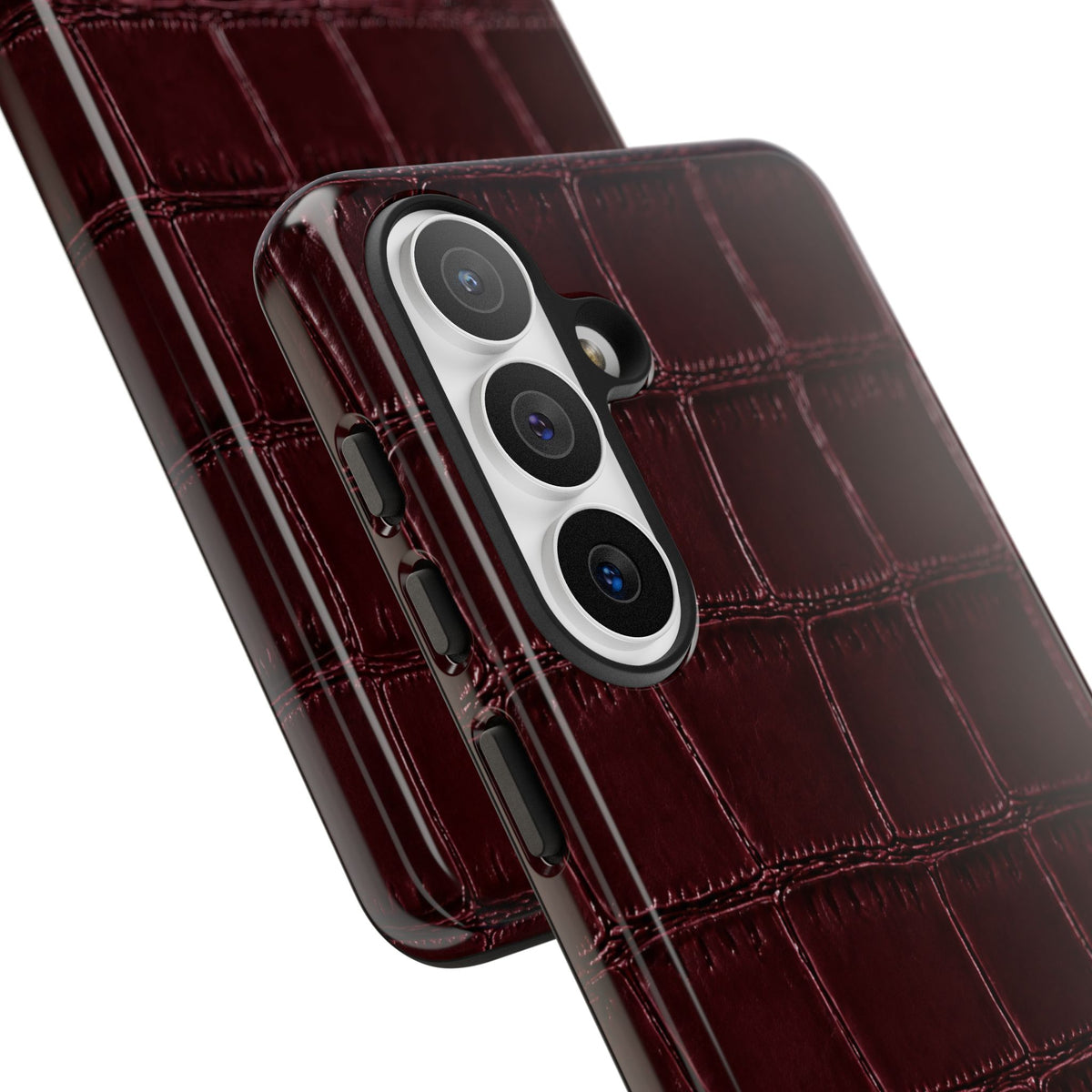 Burgundy Croc Tough Case