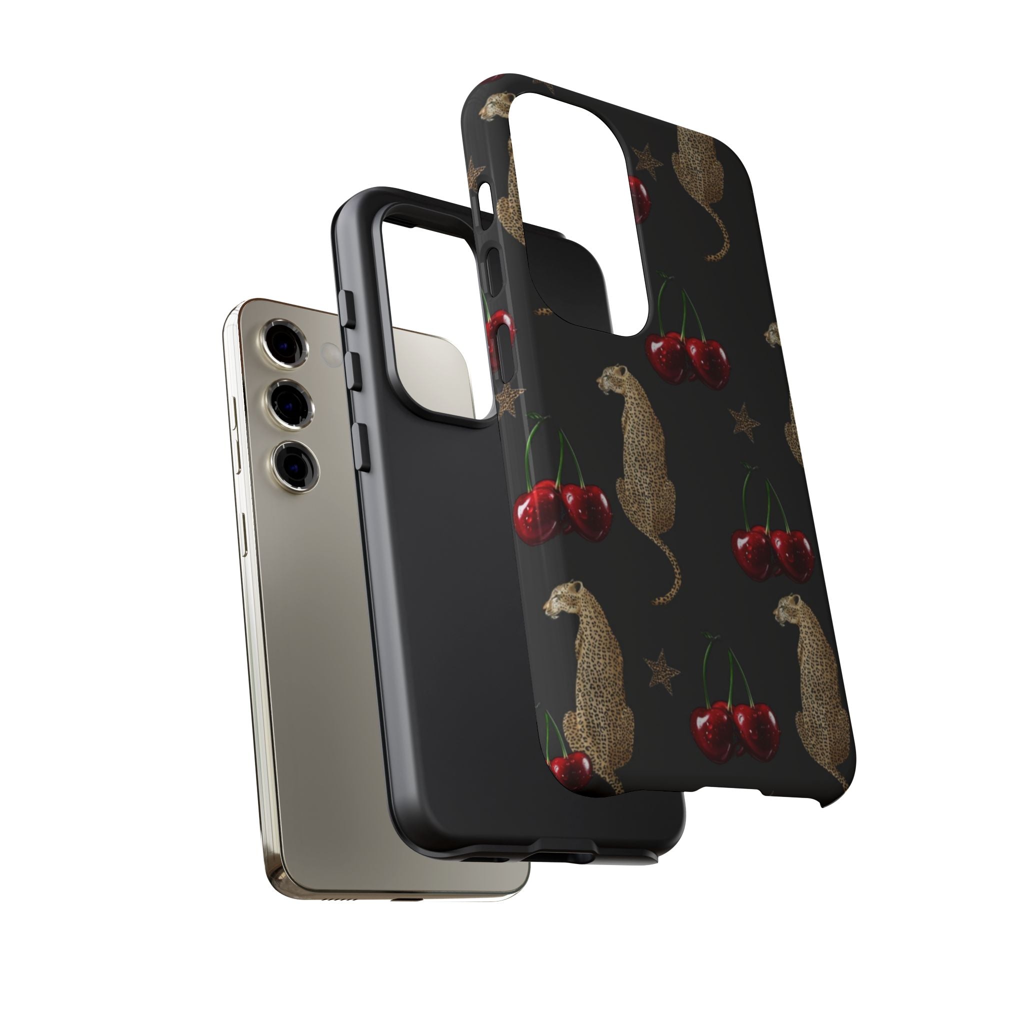 Leopards & Cherries Phone Case