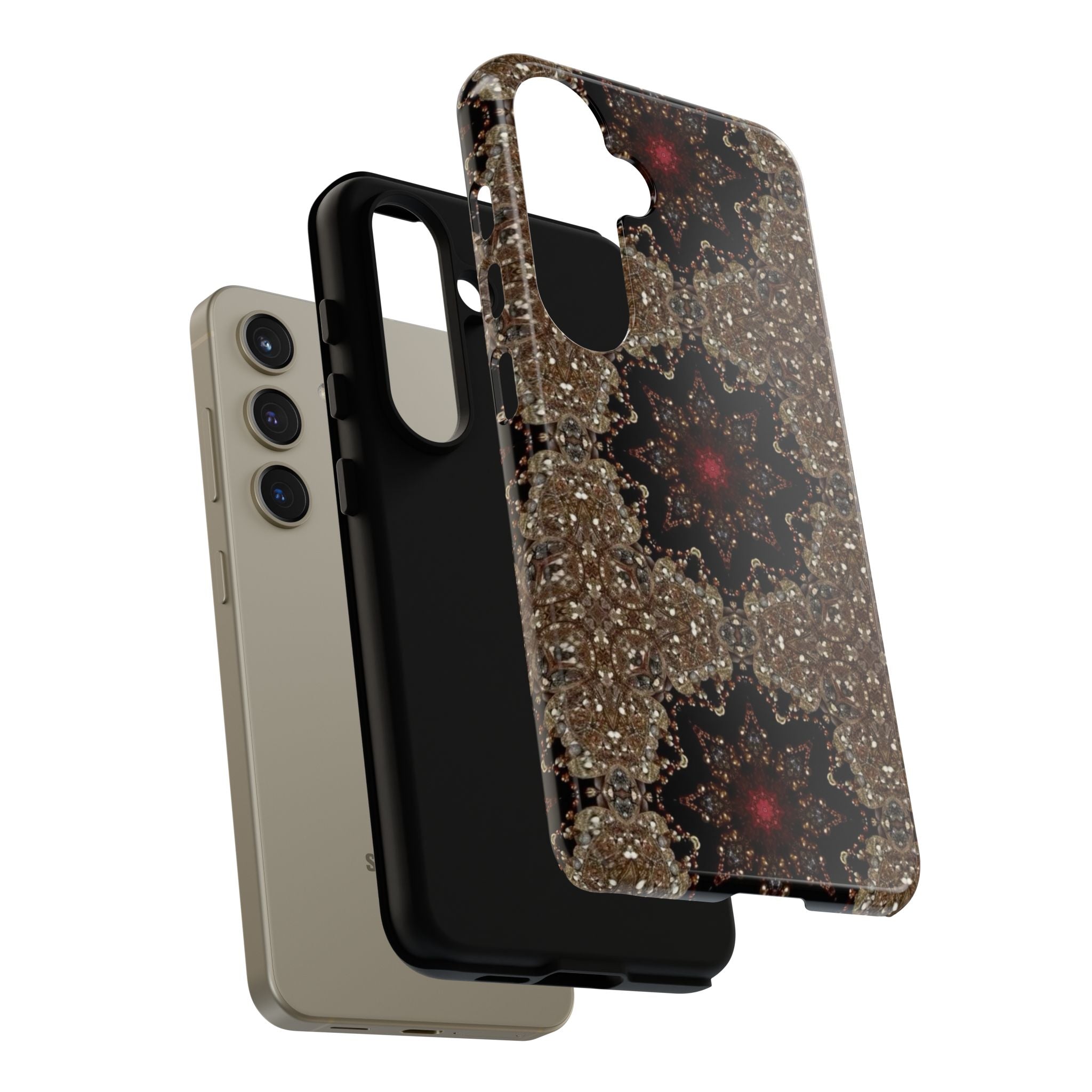 Brown Mandala Tough Protective Case