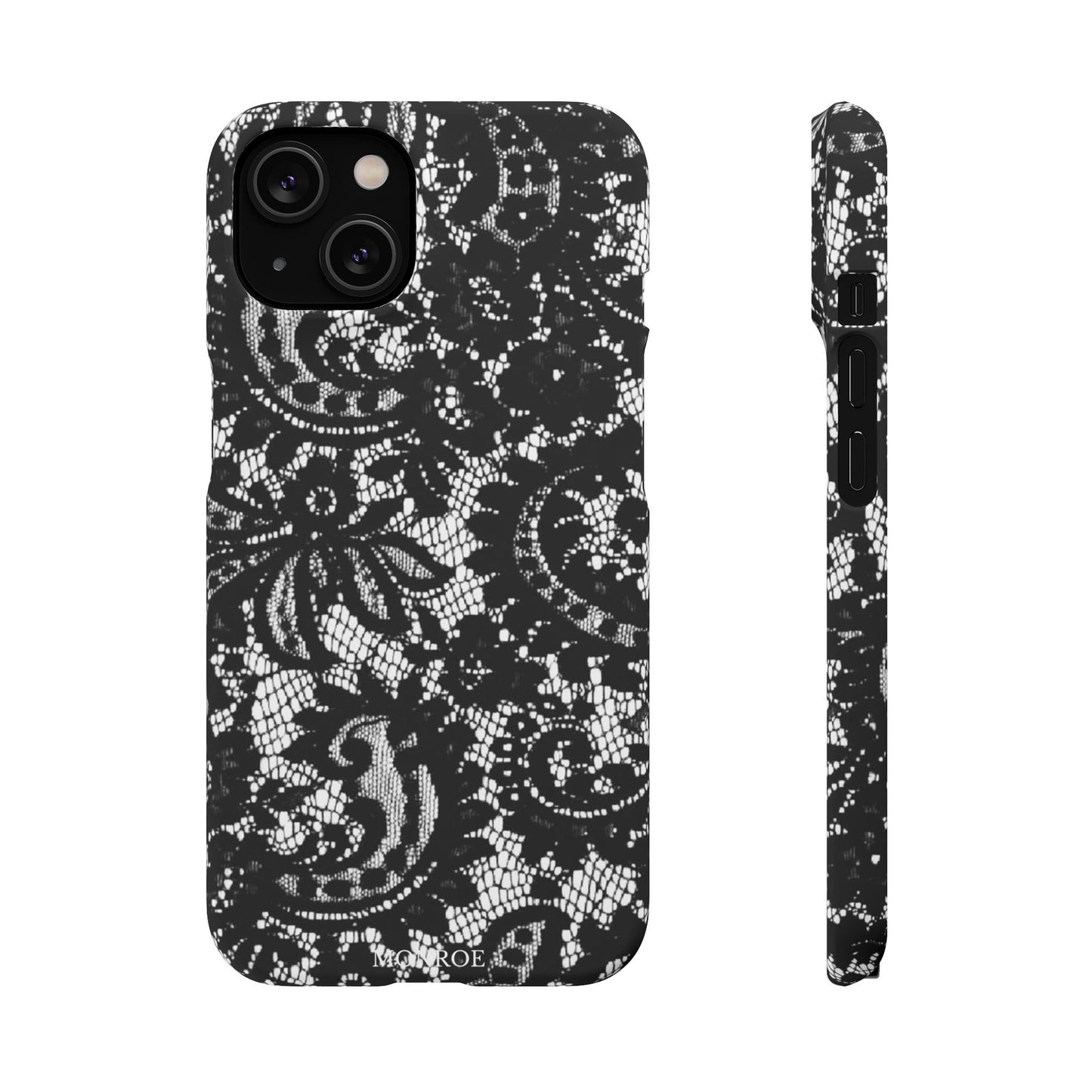Black Lace Elegant Pattern Case