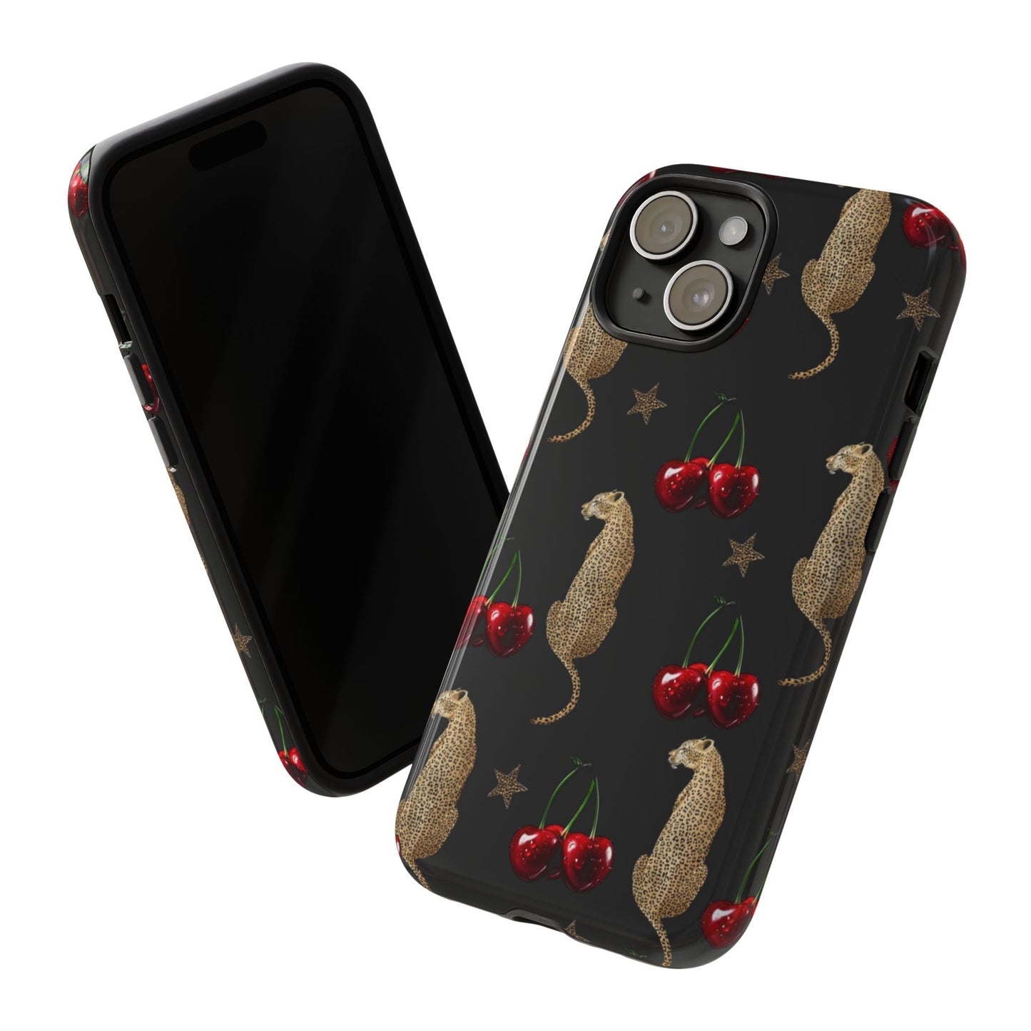 Leopard & Cherry Tough Case