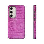 Purple Croc Phone Case