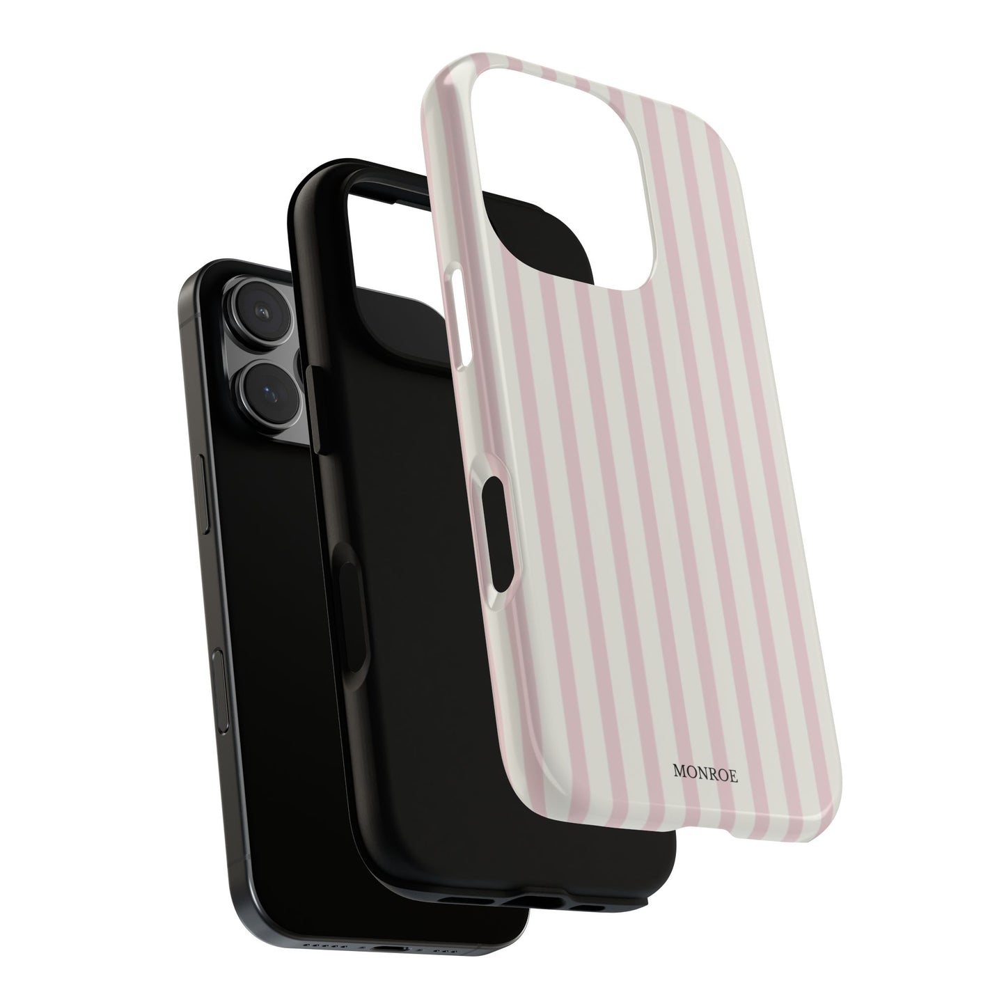 Light Pink Stripe Tough Phone Case