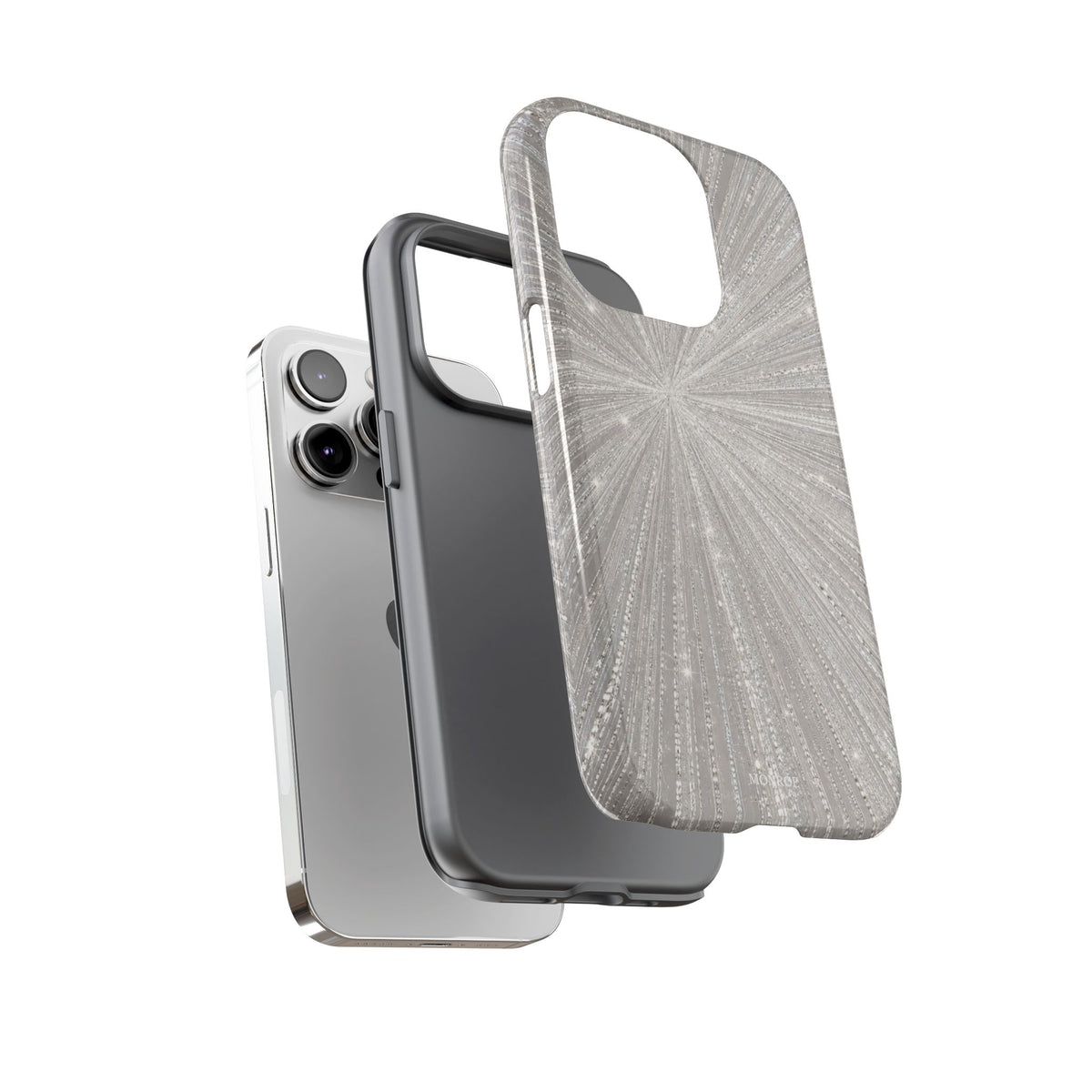 Sparkling Silver Burst Tough Case