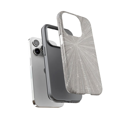 Sparkling Silver Burst Tough Case