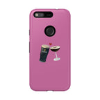 Pint & Wine Glass (Pink) Tough Case