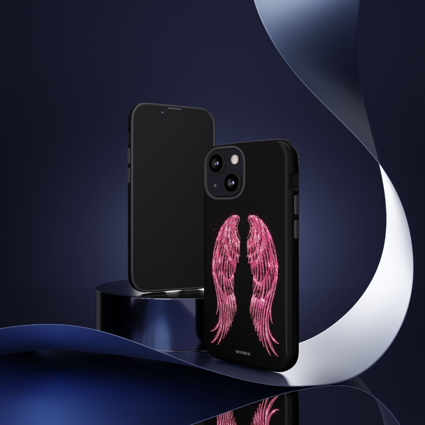 Pink Glitter Angel Tough Case