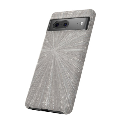 Sparkling Silver Burst Tough Case