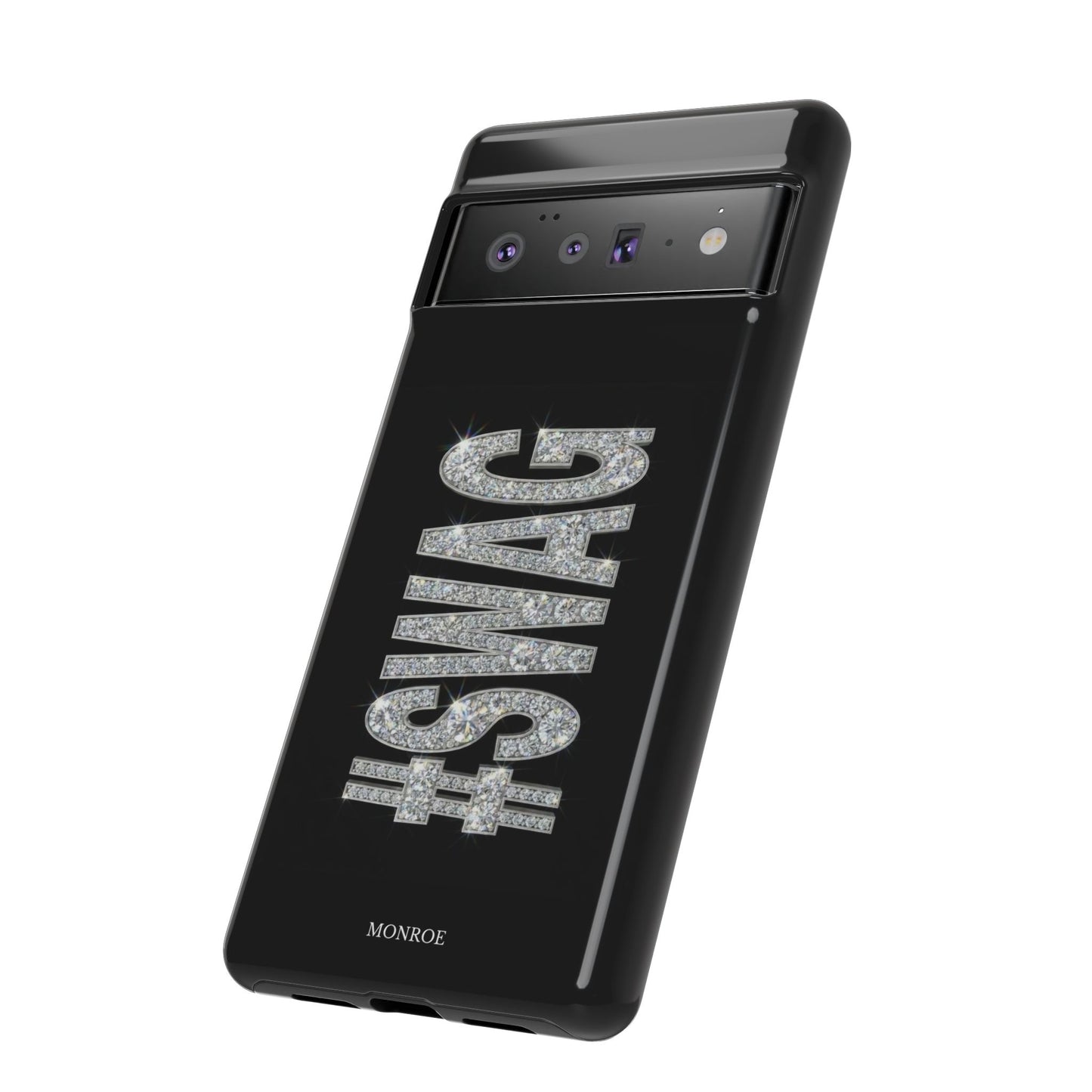 “#SWAG” Black Bling Tough Case