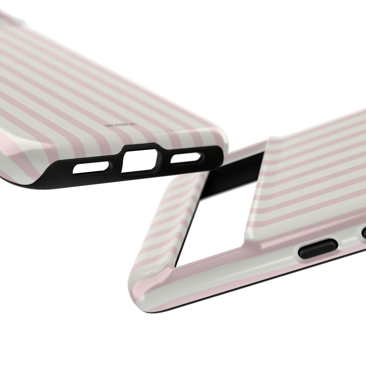 Light Pink Stripe Tough Phone Case