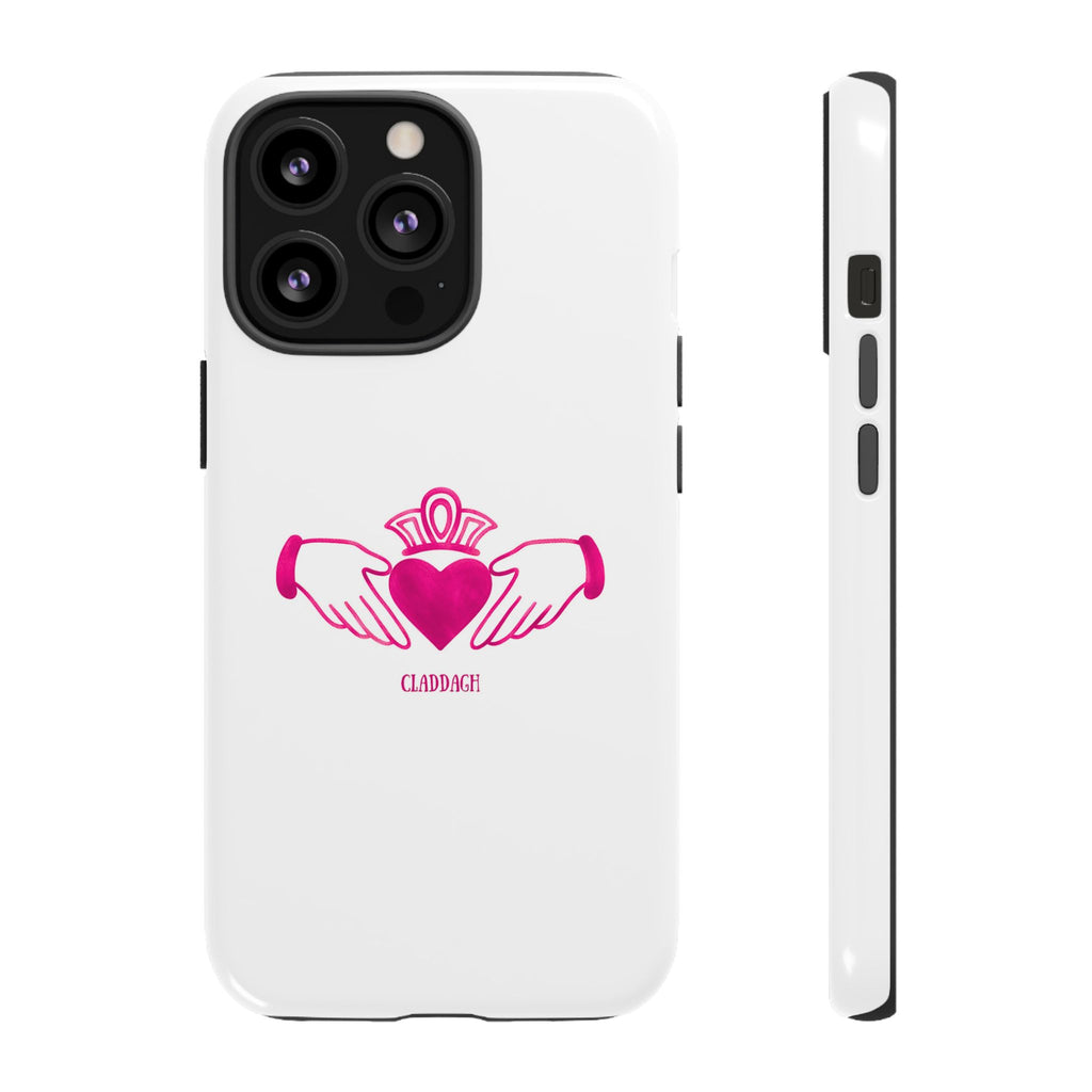 Pink Irish Claddagh Symbol Tough Phone Case