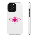 Pink Irish Claddagh Symbol Tough Phone Case