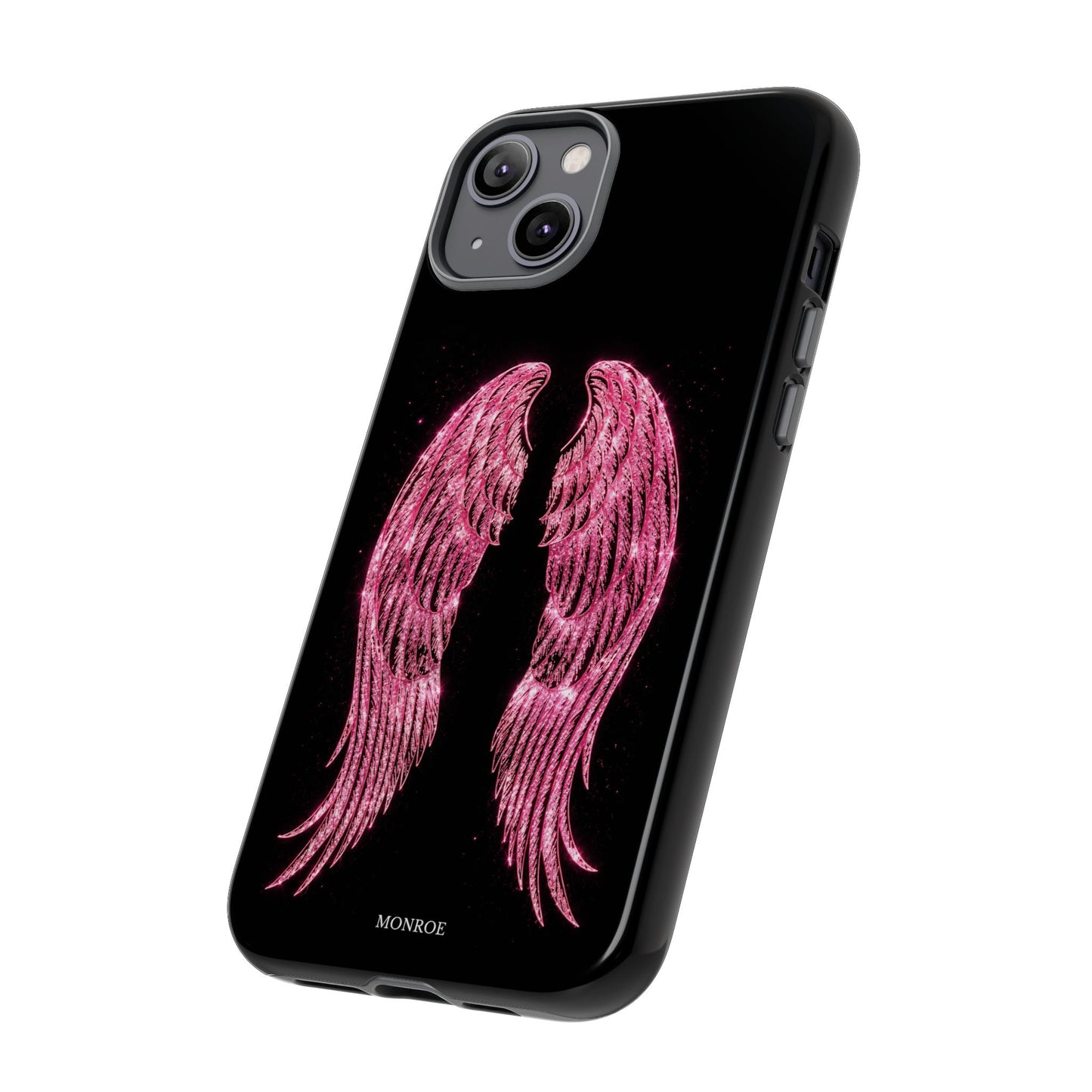 Pink Glitter Angel Tough Case
