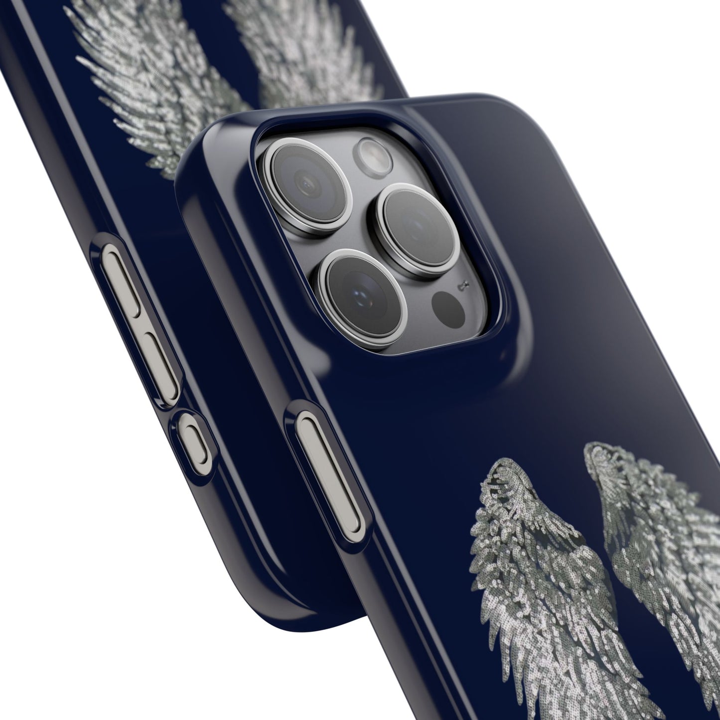 Navy Angel Wings Case