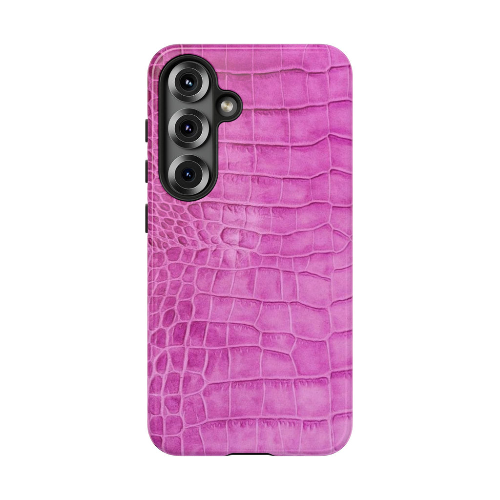 Purple Croc Phone Case