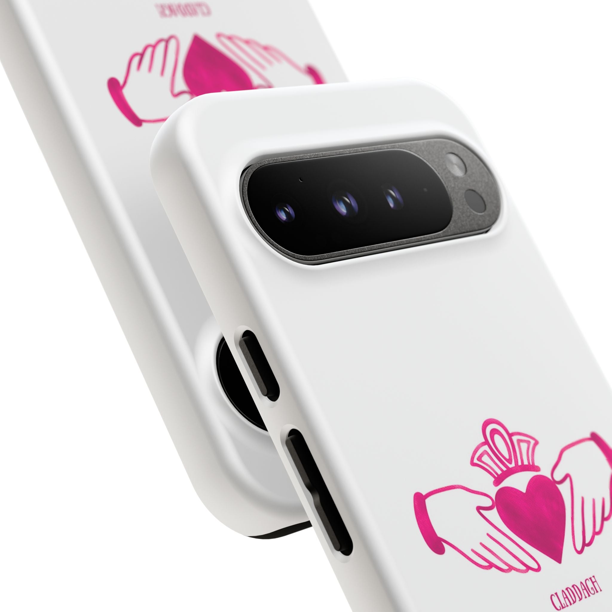 Pink Irish Claddagh Symbol Tough Phone Case