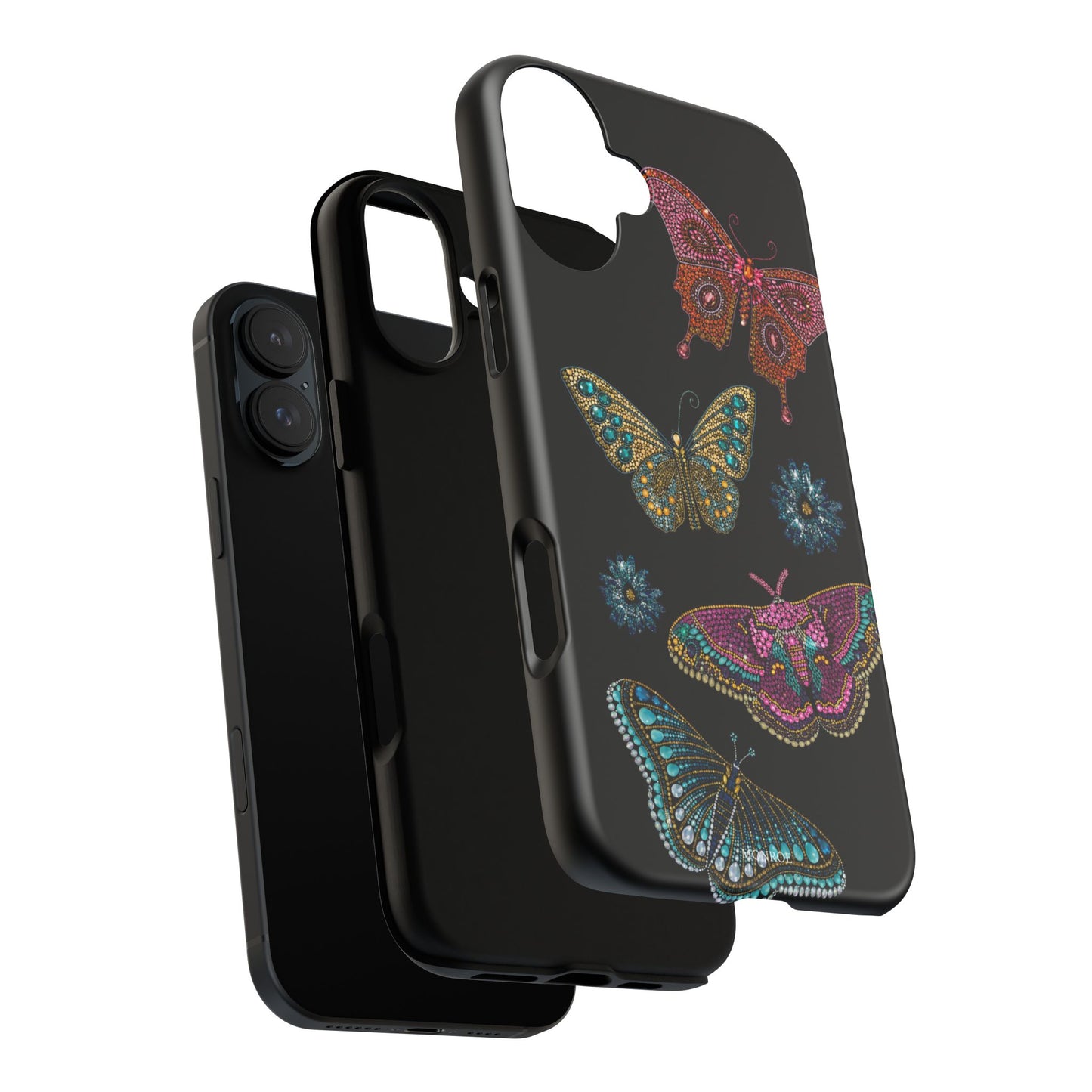 Butterfly Beaded Tough Case