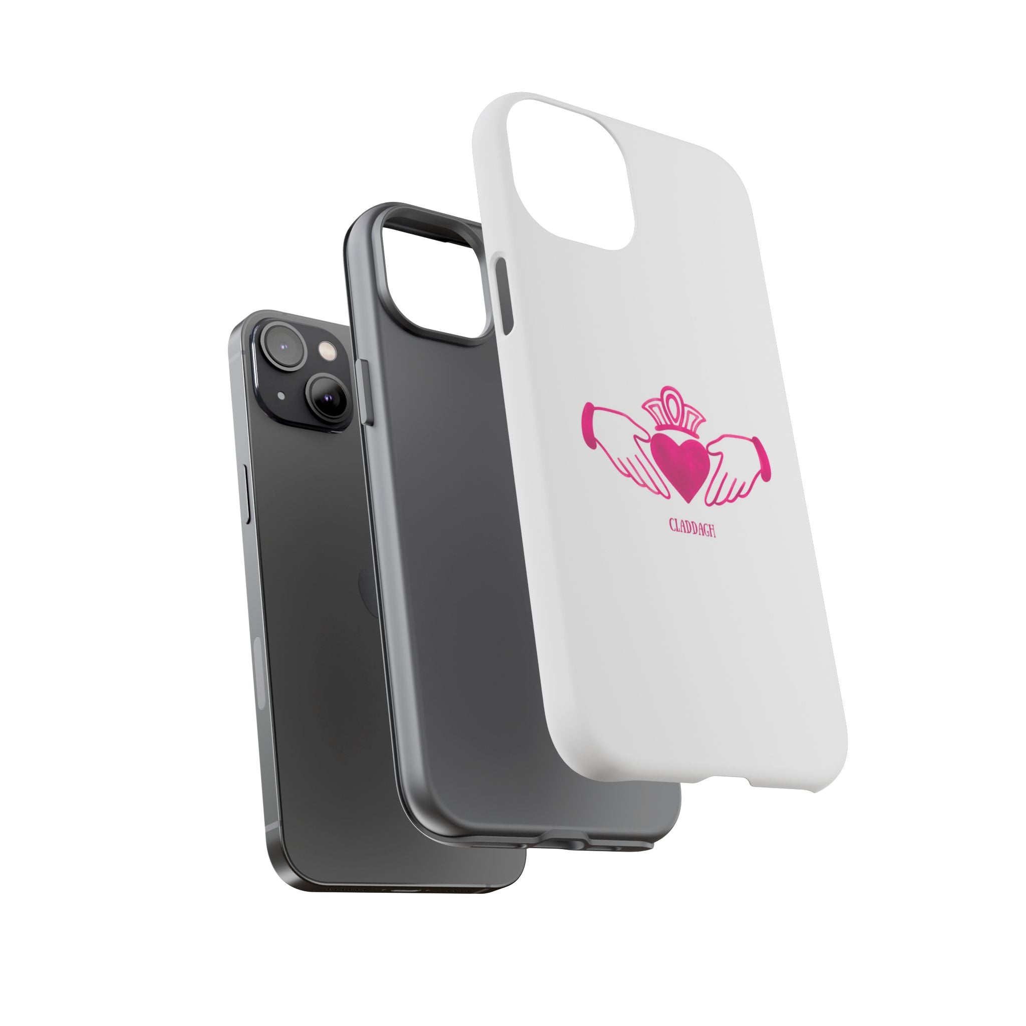 Pink Irish Claddagh Symbol Tough Phone Case