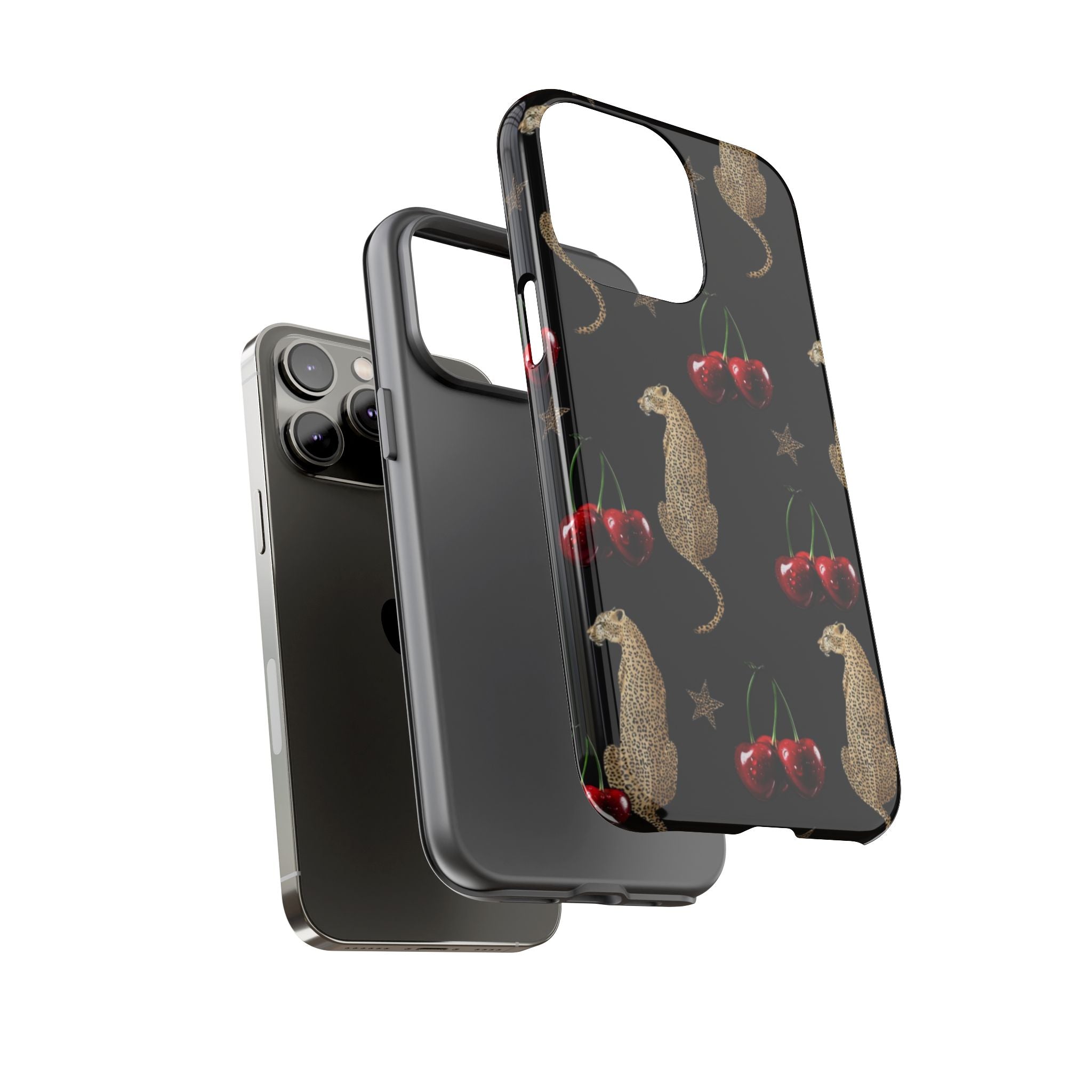 Leopards & Cherries Phone Case