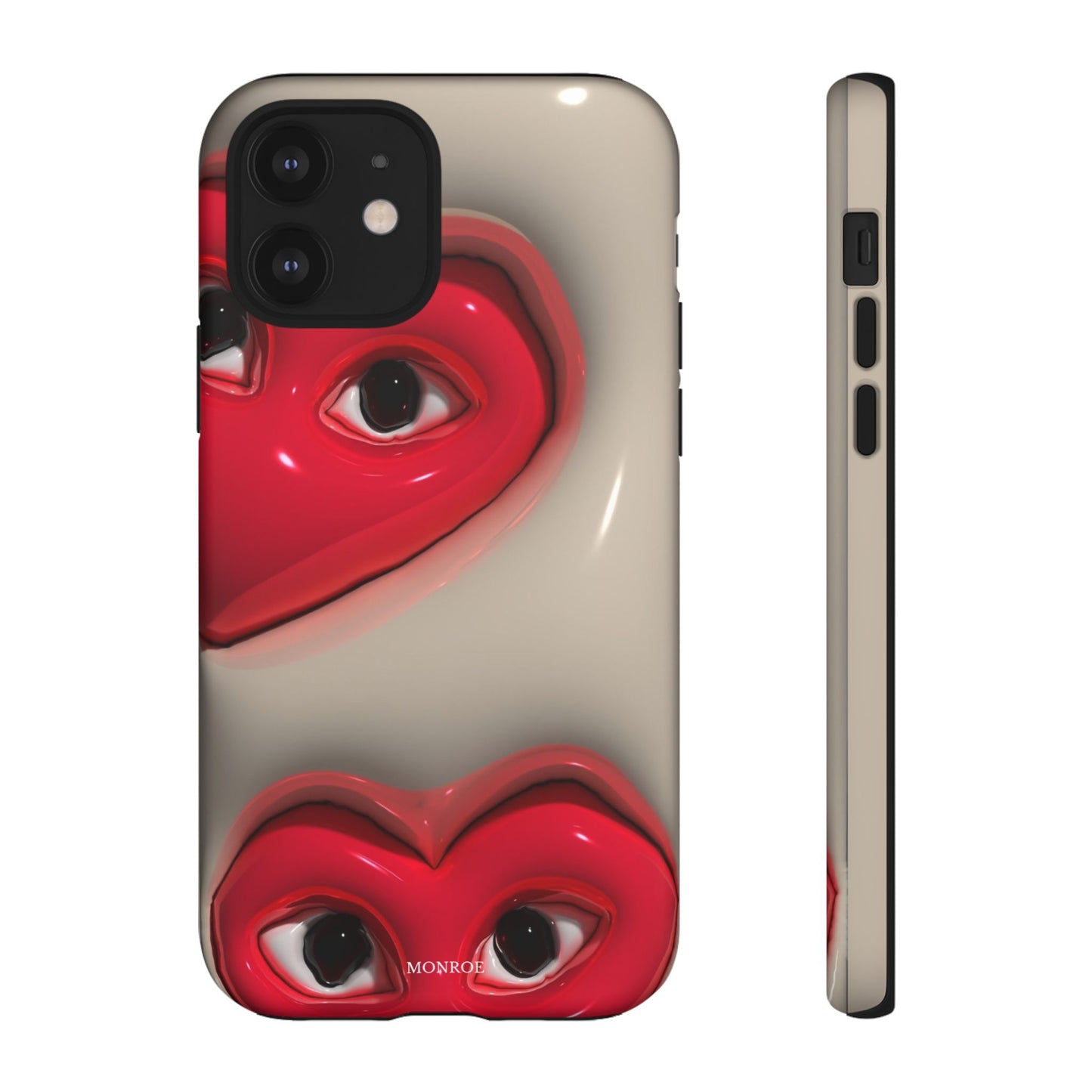 Red Heart Eyes Tough Case