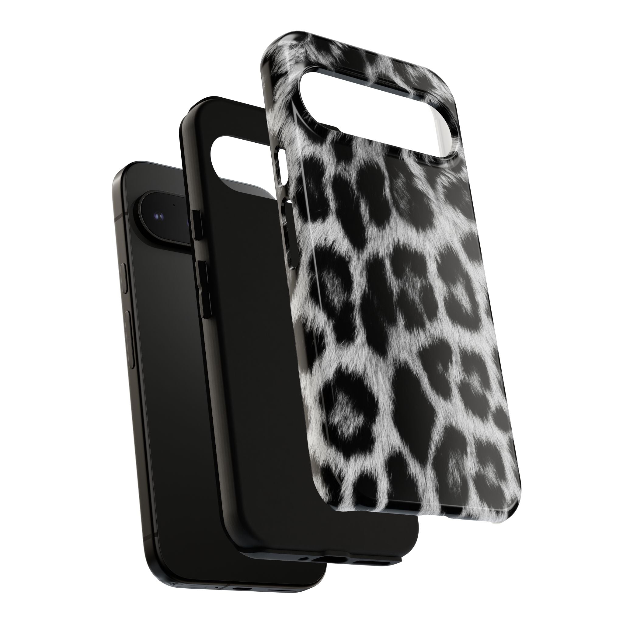 B&W Leopard Phone Case