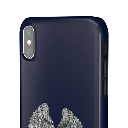 Navy Angel Wings Case