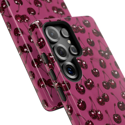 Burgundy Cherries Tough Case