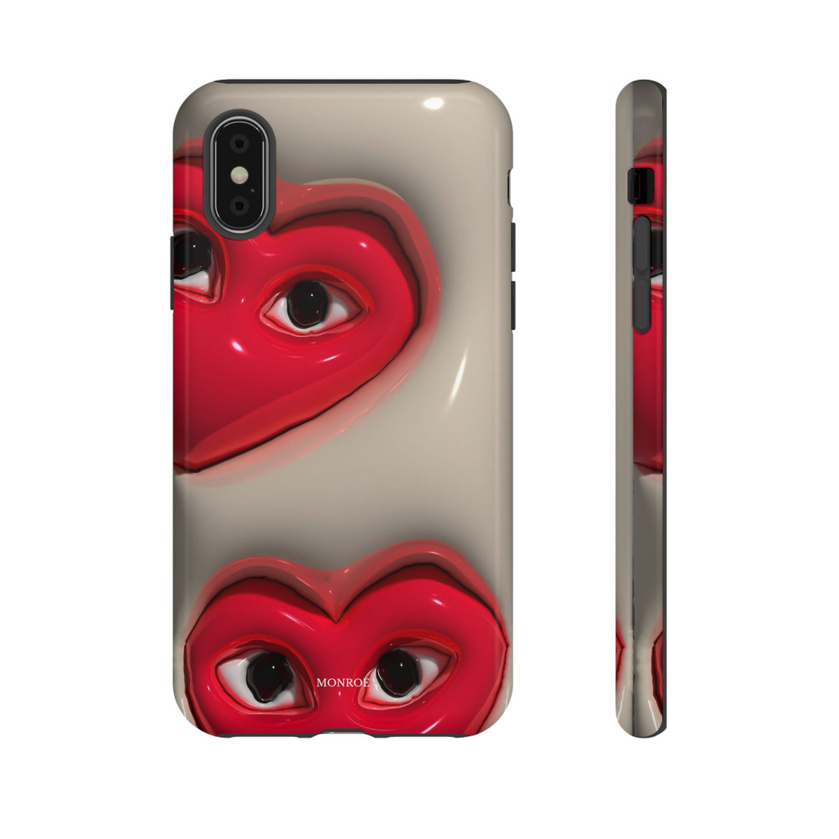Red Heart Eyes Tough Case