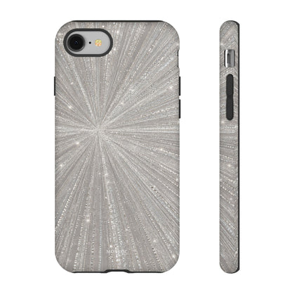 Sparkling Silver Burst Tough Case