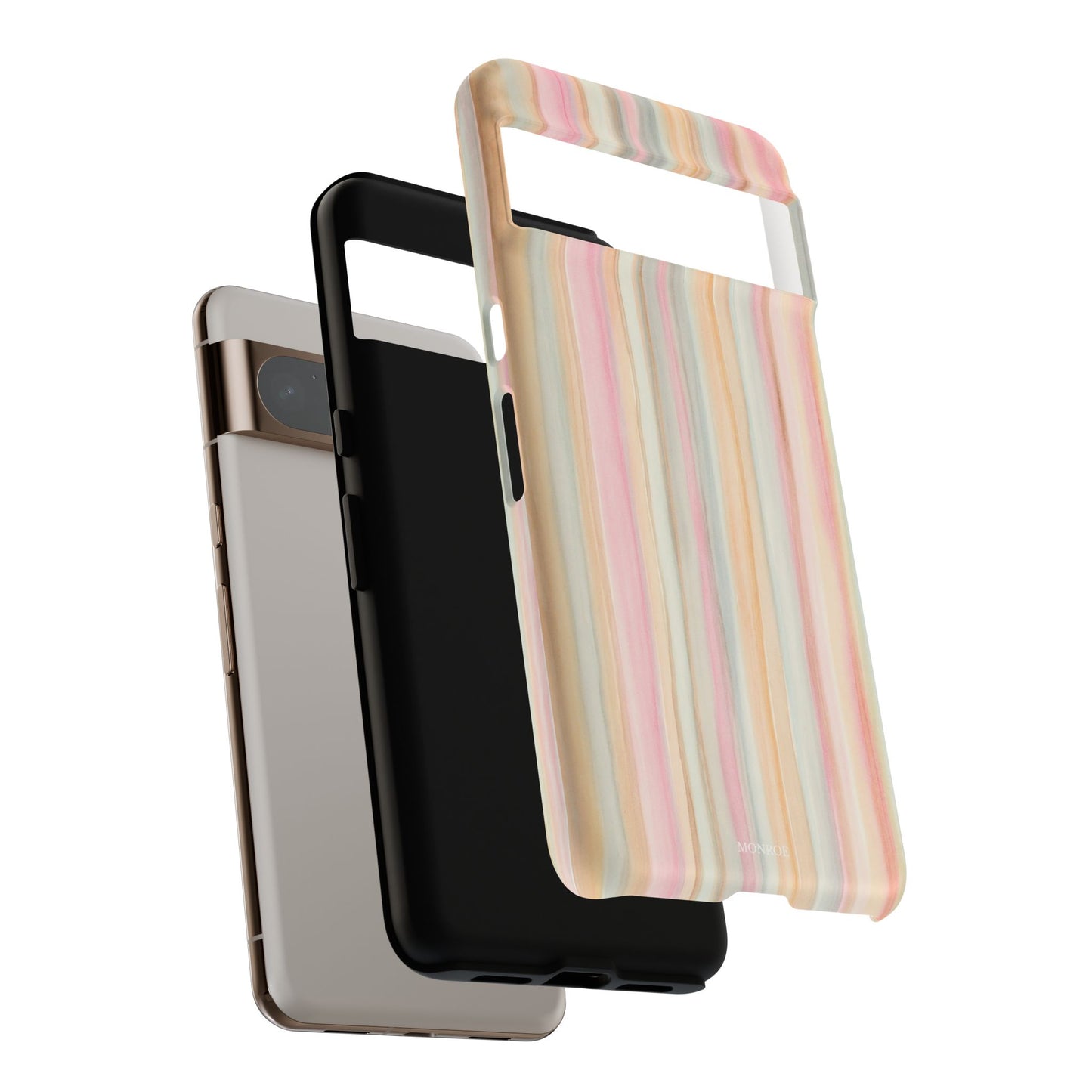 Pastel Watercolor Stripe Tough Case