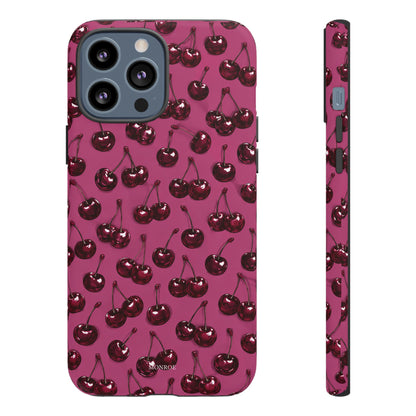 Burgundy Cherries Tough Case
