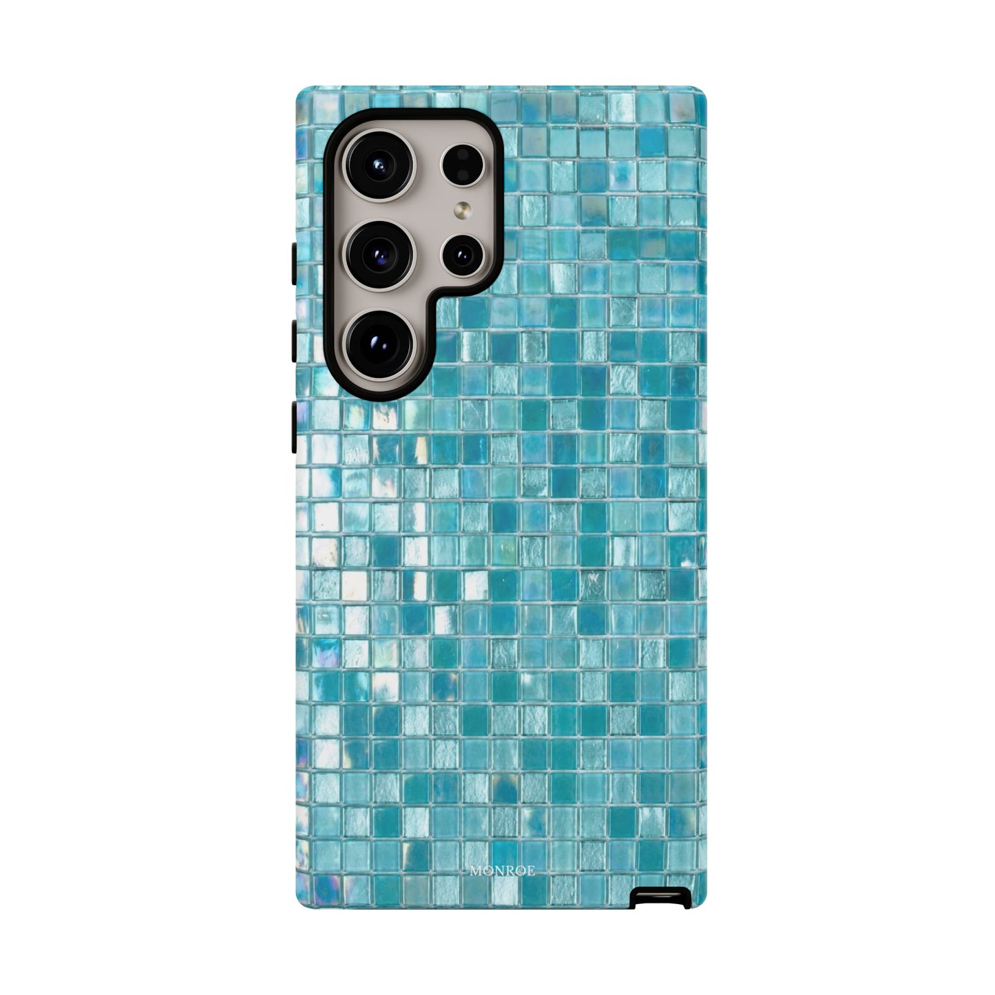 Hot Blue Mosaic Tile Tough Case