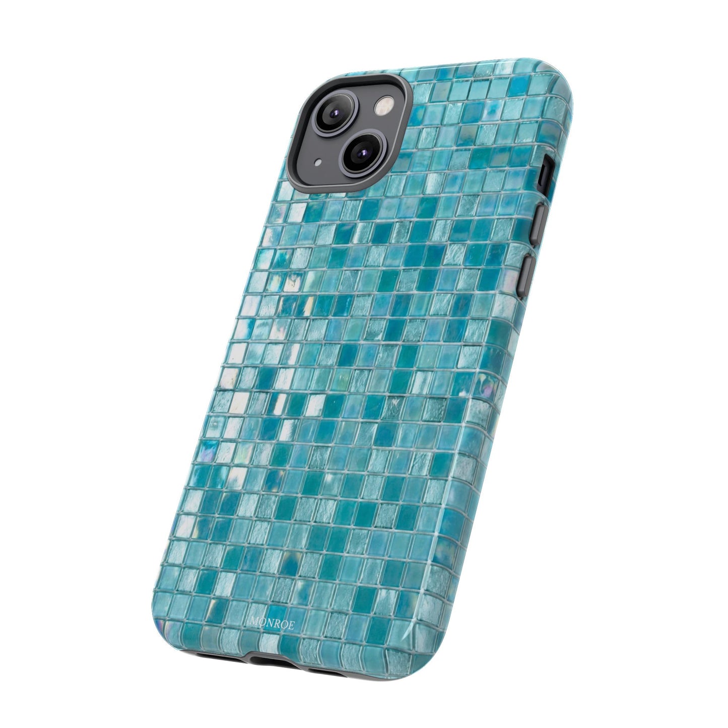 Hot Blue Mosaic Tile Tough Case