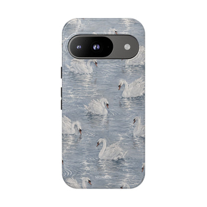 Swan Pattern Tough Case