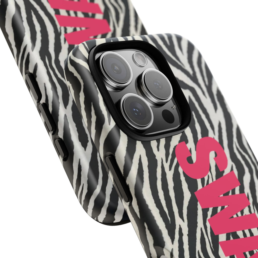 'SWAG' Zebra Print Tough Case