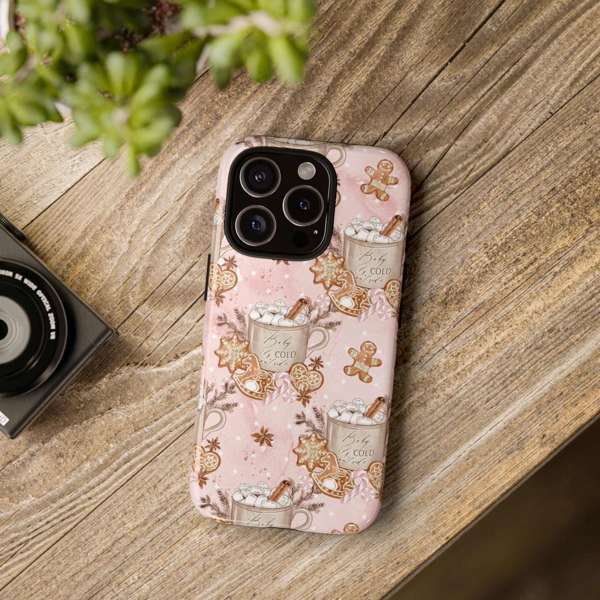 Pink Christmas Phone Case