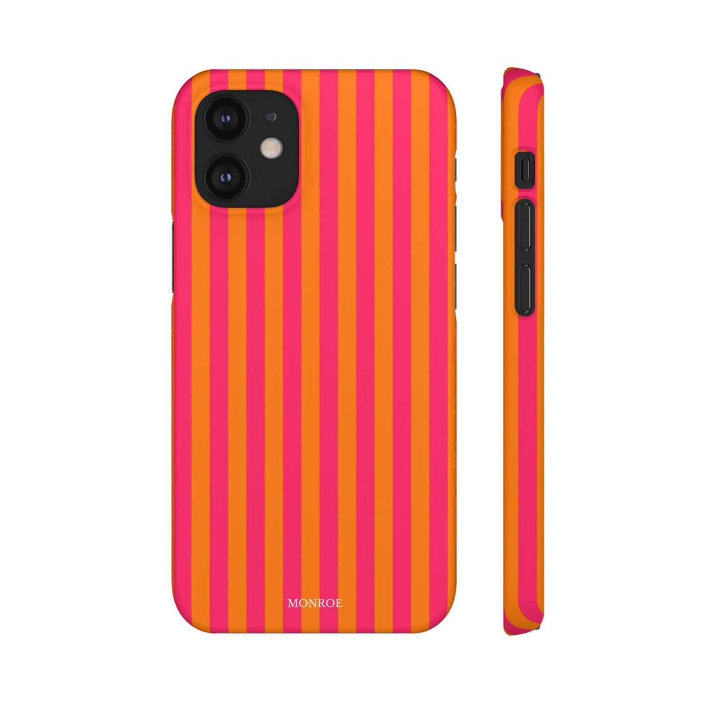 Striped Orange & Pink Case