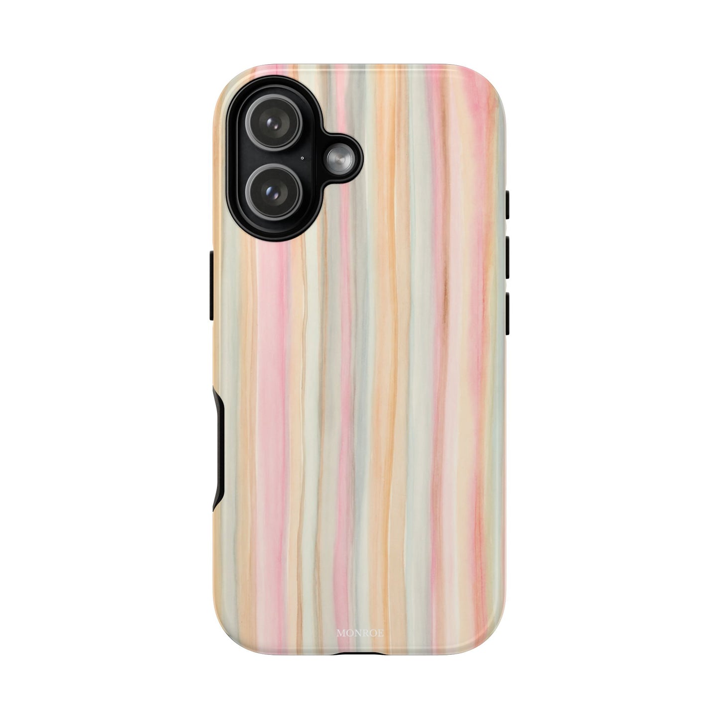 Pastel Watercolor Stripe Tough Case
