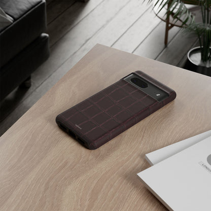 Burgundy Croc Tough Case