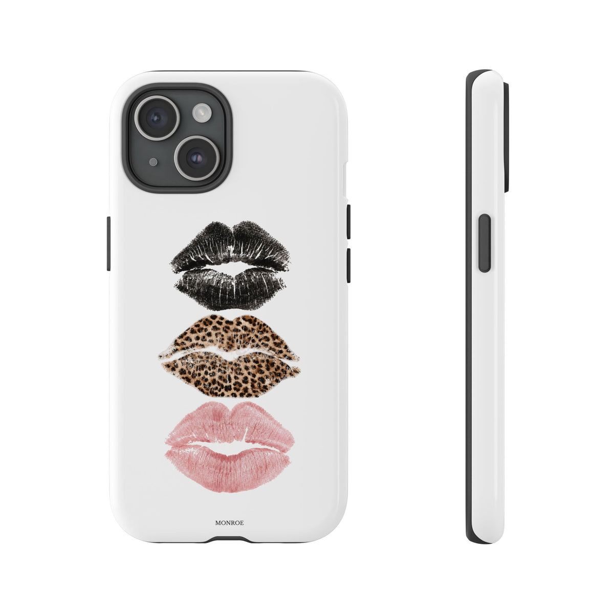Leopard Glam Lip Tough Case