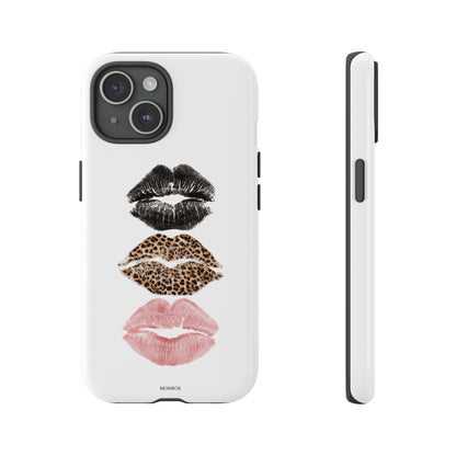 Leopard Glam Lip Tough Case