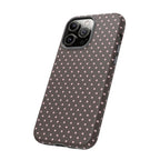 Brown Polka Phone Case