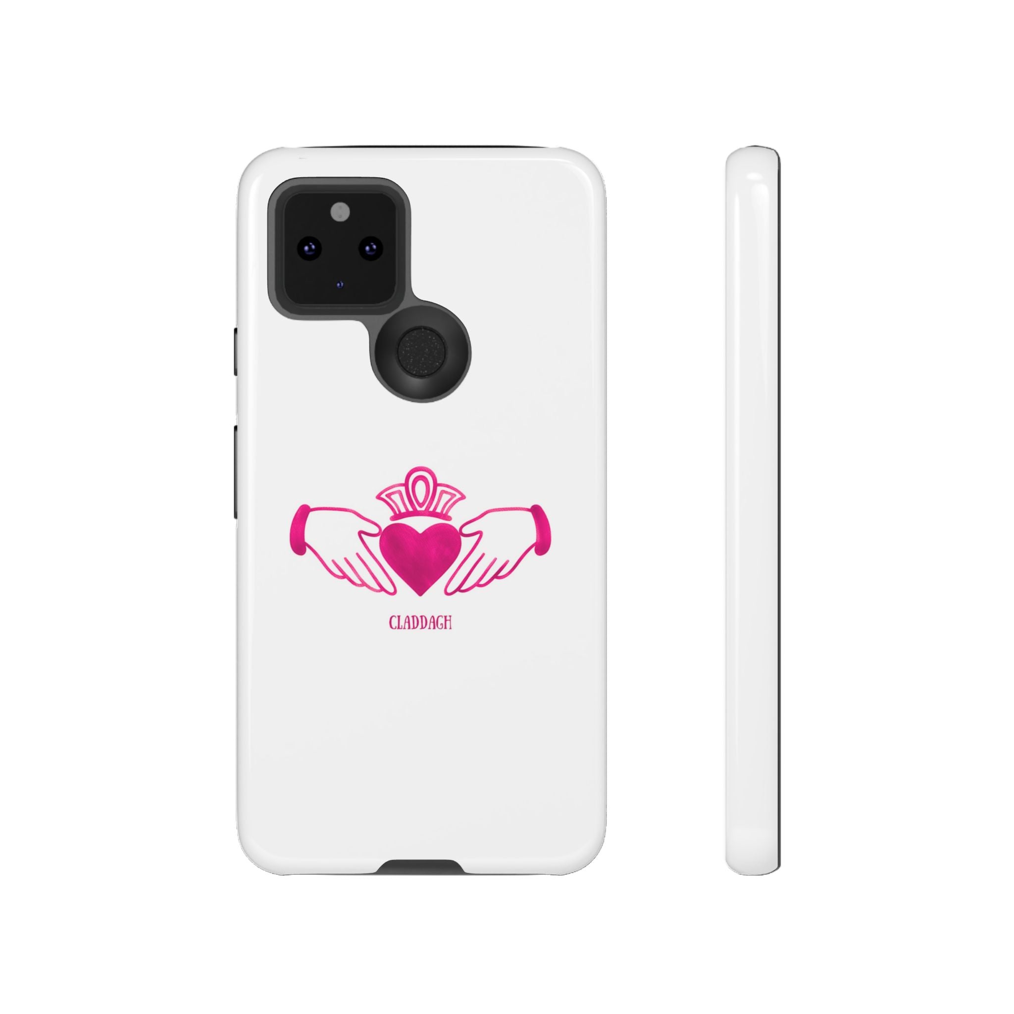 Pink Irish Claddagh Symbol Tough Phone Case