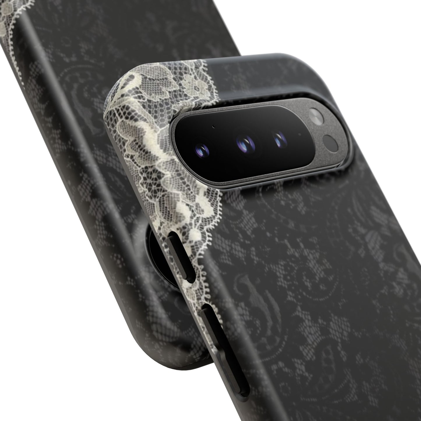 Black & White Edged Tough Case