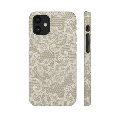 Vintage Beige Lace Case