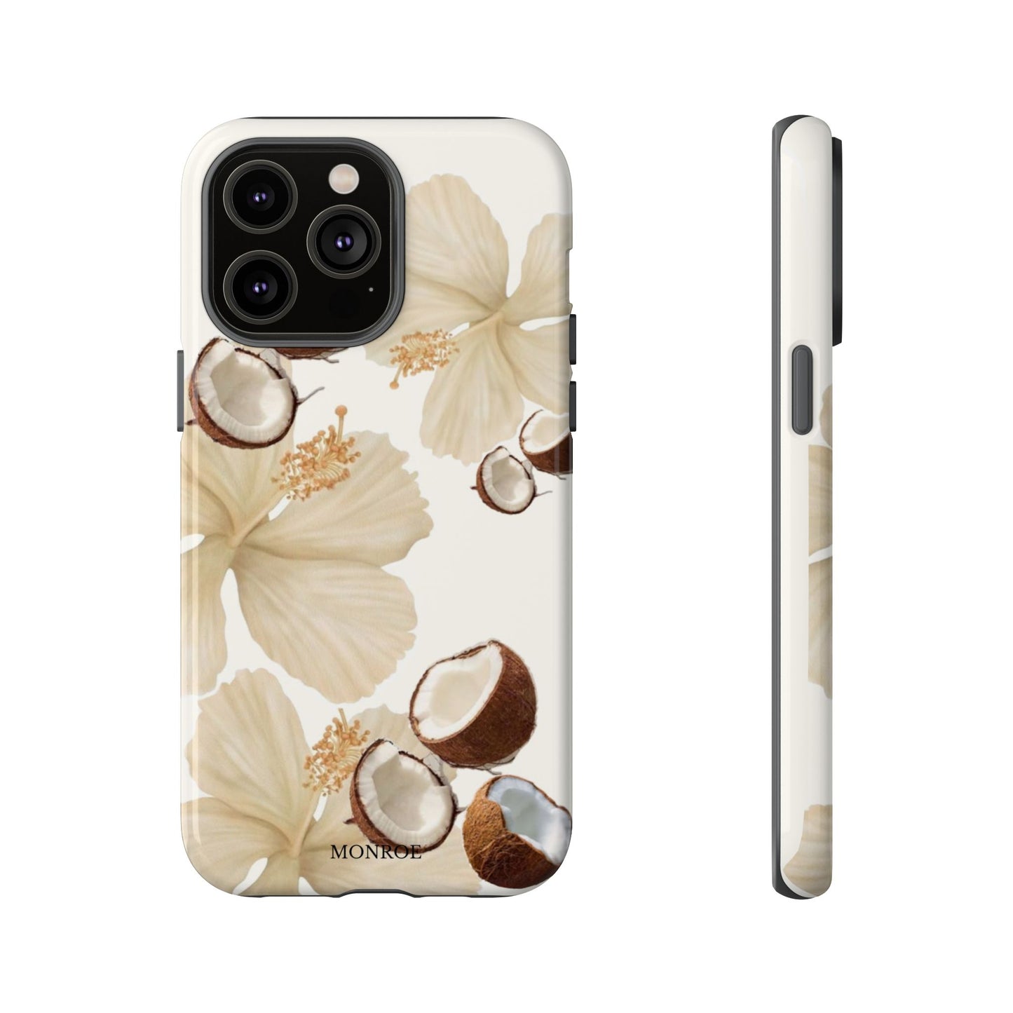 Tropical Coconut Floral Tough Case