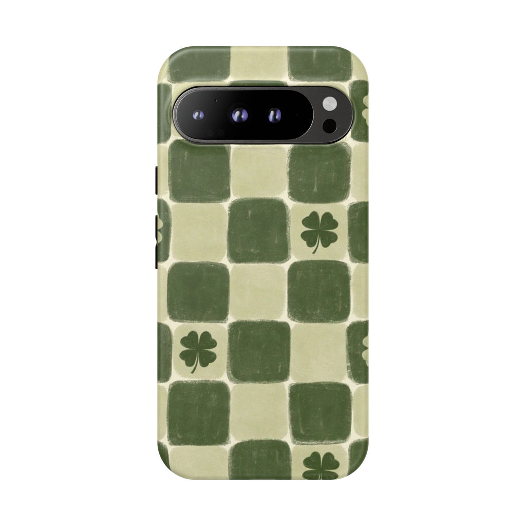 Clover Checker Tough Phone Case