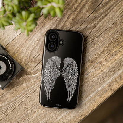 Silver Angel Wings Tough Case