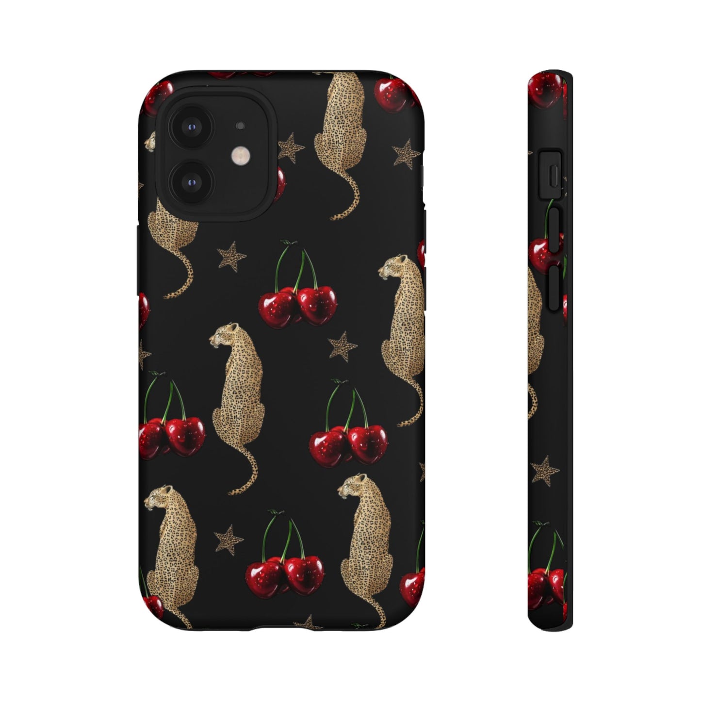 Leopard & Cherry Tough Case