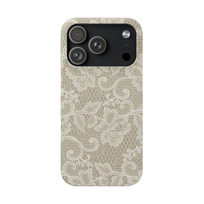 Vintage Beige Lace Case